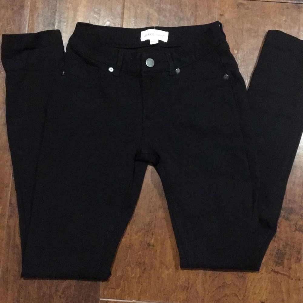 Black stretch pants